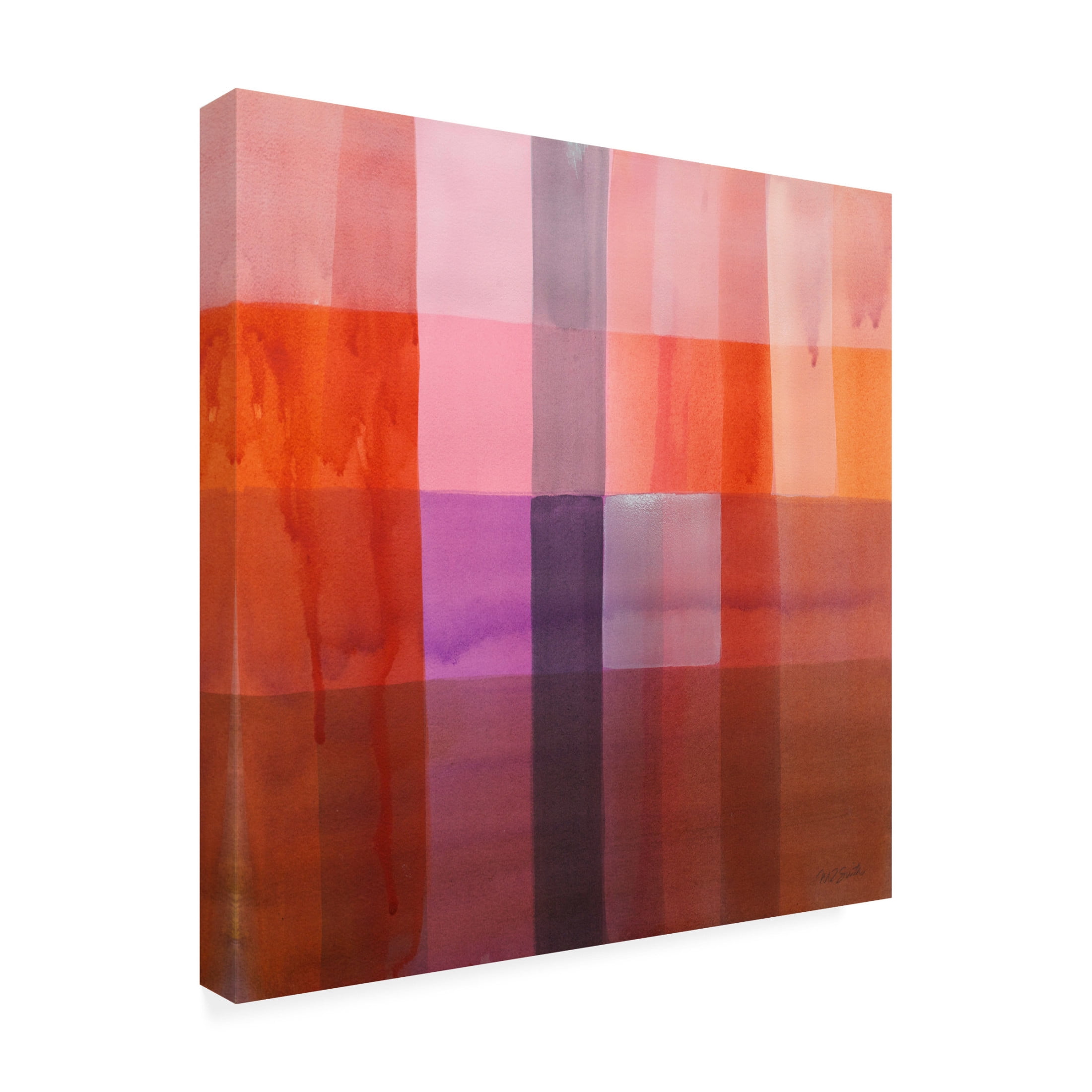 Canvas Wall Art - Mark David Smith 'Zion' Wall Art for Living Room, Bedroom, or Office Décor by Trademark Fine Art - 35 x 35 Inches