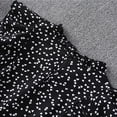 thumbnail image 6 of Honeeladyy Women Casual V-Neck Short Sleeve Summer Print Knee-Length Dress For Beach summer dresses for women, 6 of 7