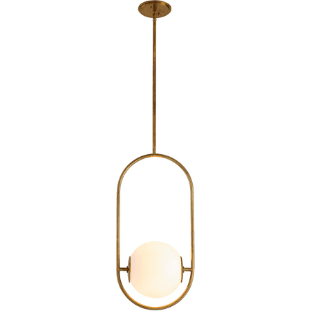 

Vintage Brass Tone Finish Pendants 10 Wide Solid Brass / Glass E26 Medium 1 Light Fixture