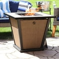 thumbnail image 2 of Sunnydaze Reykir Foyer Extérieur avec Plateau en Tuiles et Côtés en Tissu Rafa - Table de Foyer Extérieure Carrée Moderne Sans Fumée - Idéal pour le Patio, la Terrasse Ou la Cour Arrière - 24 Pouces de Hauteur, 2 of 5