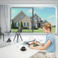 thumbnail image 7 of DIY Magnetic Window Screen, Window Screen Net Kit White Frame with Adjustable Gray Fiberglass Mesh Easy and Fast Installation (58"x36"(147x91CM)), 7 of 7