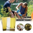 thumbnail image 4 of Outdoor Emergency Blanket Camping Blanket Thermal Insulation Blanket,, 4 of 9