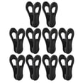 thumbnail image 1 of COMPUKAS 10Ud Pinzas De Plástico Negro Para Colgar Ropa Y Toallas Con Antideslizante, 1 of 8