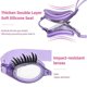 thumbnail image 3 of Eyelashes Swim Goggle, Kids Swim Goggles, No Slip Leak Goggles, Anti Fog UV Goggles for Lash Extensions, 3 of 5
