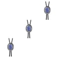 thumbnail image 3 of Sonducket Bolo Tie Turquoise Western Hat Light Collar ajustable Corbatas Diseño único Corbata Accesorios de disfraces Mujeres Pink agate Type4 NO4, 3 of 6