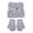 Light Gray, variant on Baby Bear Ears Knit Beanie and Mittens Set, Toddler Winter Warm Hat Gloves Kit, Cute Ribbed Knitted Cold Weather Accessory for Baby Boys Girls Daily Outdoor Wear(Coffee,6-24 Months)