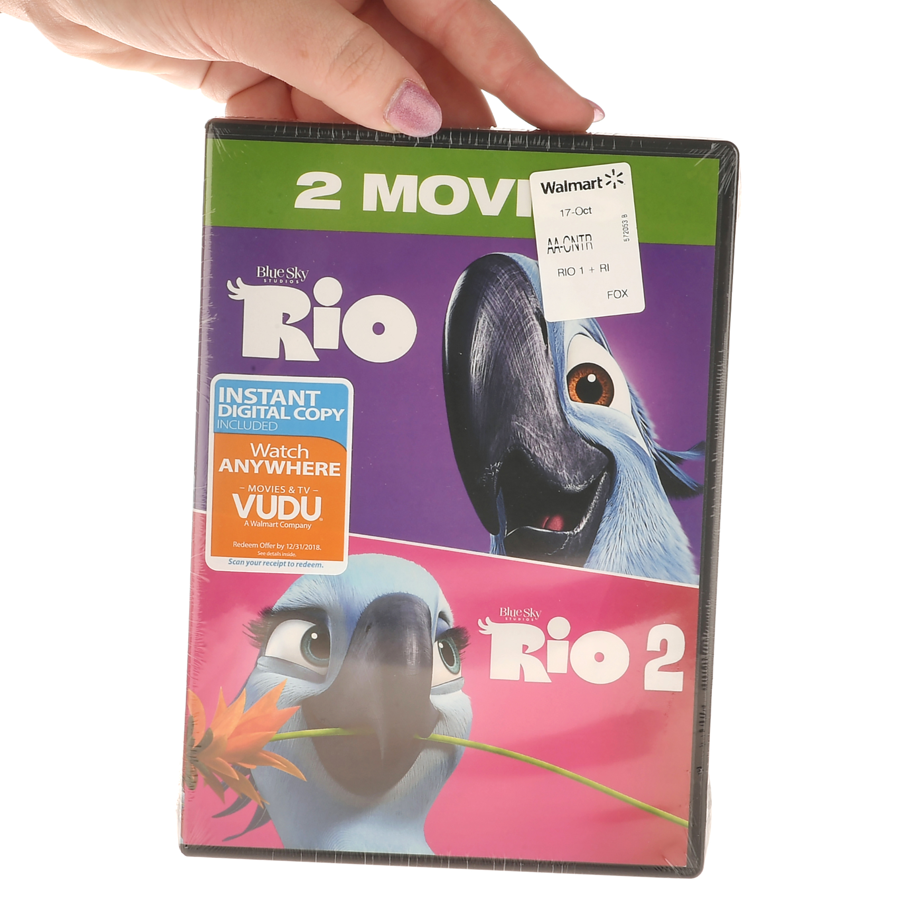 Rio Double Feature Dvd Walmart Com Walmart Com