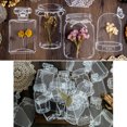thumbnail image 2 of 20 marcadores de flores secas transparentes, hermosos marcadores de flores hechos en casa, marcadores de flores secas DIY, pegatinas de cristalería, 2 of 9