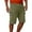Light Green, variant on Men's Capri Work Shorts, 7-Inch Inseam Multi-Pocket Cotton Cargo Shorts for Outdoor Activities & Casual Wear ,Khaki M