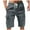 Grey, variant on kamemir Shorts for Men Men's Classic Relaxed Fit Casual Shorts Black,3XL