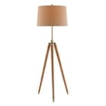 thumbnail image 2 of Dreyer Floor Lamp with Metal Tripod Legs and Linen Fabric Shade, 2 of 2