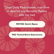 Celebrate Vitamins CelebrateONE Bariatric Once Daily Multivitamin Capsules, Iron Free, 30 count