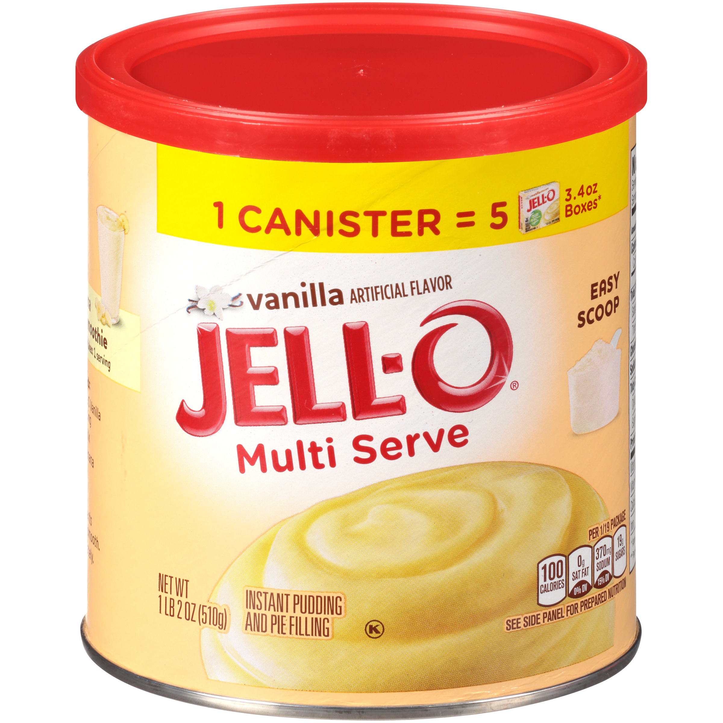 JellO Multi Serve Vanilla Instant Pudding & Pie Filling Mix, 1.2 lb