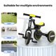 thumbnail image 5 of Toddler Tricycle 5 in 1 for Age 1-4 Years Old Kids, Big Wheel Adjustable Seat Balance Bike with Removable Pedal for Boys Girls Birthday, 5 of 5