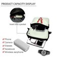 thumbnail image 4 of FUIALDOLG Christmas Crossbody Bag Featuring Santa Letter V, Polyester Zipper Purse for Daily Travel and Casual Work Use, 4 of 7