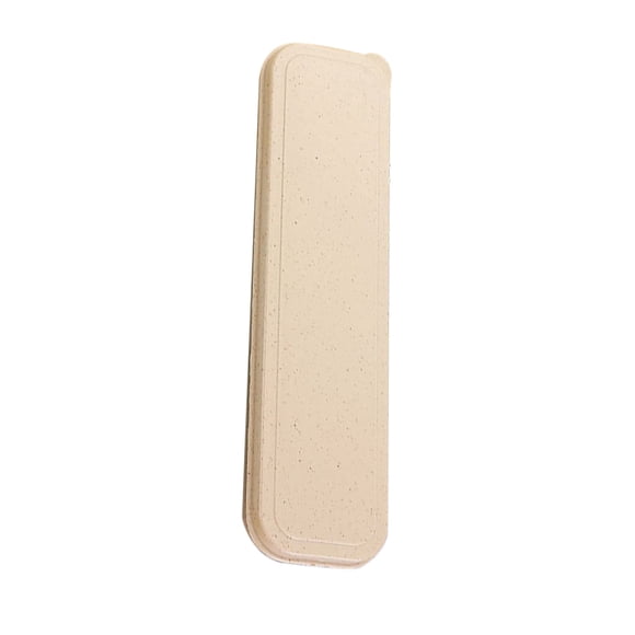 Yuarrent Juego de 3 uds de palillos para niños, tenedor, cuchara, juego de utensilios, vajilla de viaje para acampar Mostrada Beige