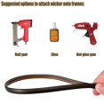 thumbnail image 2 of 120 Ft Wicker Repair Kit, Plastic Wicker Repair Supplies, Gradient Dark Brown with Visible Mixed Col, 2 of 5