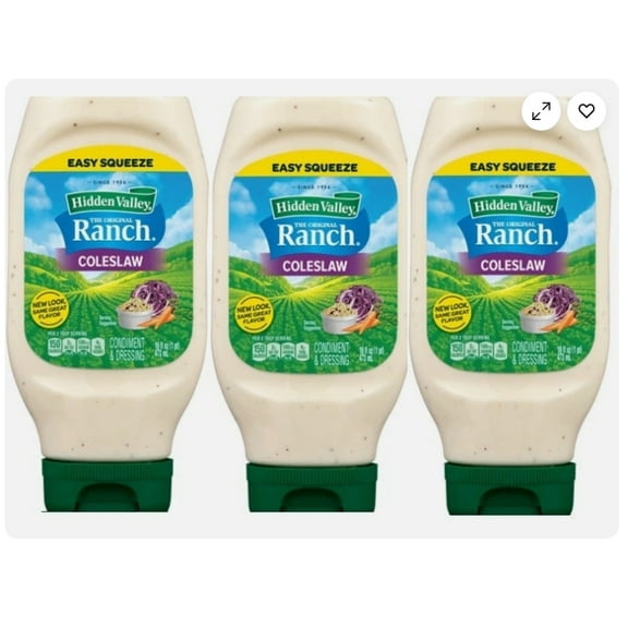 Coleslaw Salad Dressing & Topping (3 bottles,16 oz each bottle)