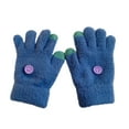 thumbnail image 1 of Guantes de punto mixto para pantalla táctil para niños que envían mensajes de texto, guantes de invierno para clima frío para niños y niñas838, 1 of 5