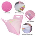 thumbnail image 4 of Hand-held Organ Bag Paper File Folder Portable Vertical Organ Bag 13 Layer File Folder with Button Closure Document, 4 of 6