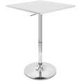 thumbnail image 1 of Bronte Living Bar Table Square Top with Adjustable Height and Swivel Design - Series Costa, 1 of 5