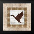 thumbnail image 2 of Fisk, Arnie 20x20 Black Modern Framed Museum Art Print Titled - Flying Duck, 2 of 5