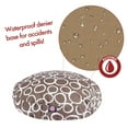 thumbnail image 5 of Majestic Pet Fusion Round Dog Bed Cotton Twill Removable Cover Mocha Medium 36 x 36 x 5, 5 of 5