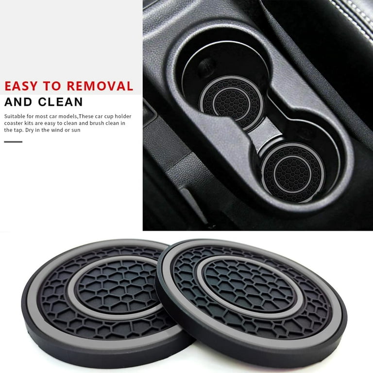 WeatherTech Car Coasters - Removable Cup Holder Coasters