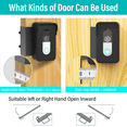 thumbnail image 4 of GHODEC Anti-Theft Doorbell Mounts No-Drill Video Doorbell Mount,Doorbell Holder for Apartment Door House Office,Suitable for R1/2/3/3Plus/4/Most Video Doorbells, 4 of 8