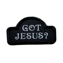 Got Jesus Embroidered Iron On Patch