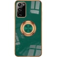 thumbnail image 7 of for Galaxy Note 20 Ultra Ring Holder Case Sparkle Plating Case for Women 360 Rotation Kickstand Support Car Mount Shockproof Bumper TPU Cover Case for Samsung Galaxy Note 20 Ultra 5G-Green, 7 of 7