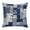 Navy, Blue, Cream, variant on Throw Pillow Covers, Navy Blue Checkered Decorative Throw Pillow Covers 18x18 Inch, Vintage Floral Plaid Aesthetics Square Linen Pillow Cases for Couch/Living Room/Sofa