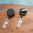 thumbnail image 5 of 25 Pack - Bulk Black Retractable Badge Reels with Alligator Swivel Clip & Vinyl Card Holder Strap by Specialist ID - Bulk Black Retractable Name Badge Reels with Alligator Swivel Clip, 5 of 7