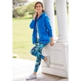 thumbnail image 5 of Woman Within Plus Size Better Fleece Zip-Front Hoodie Long Oversized Sweatshirt, 5 of 6