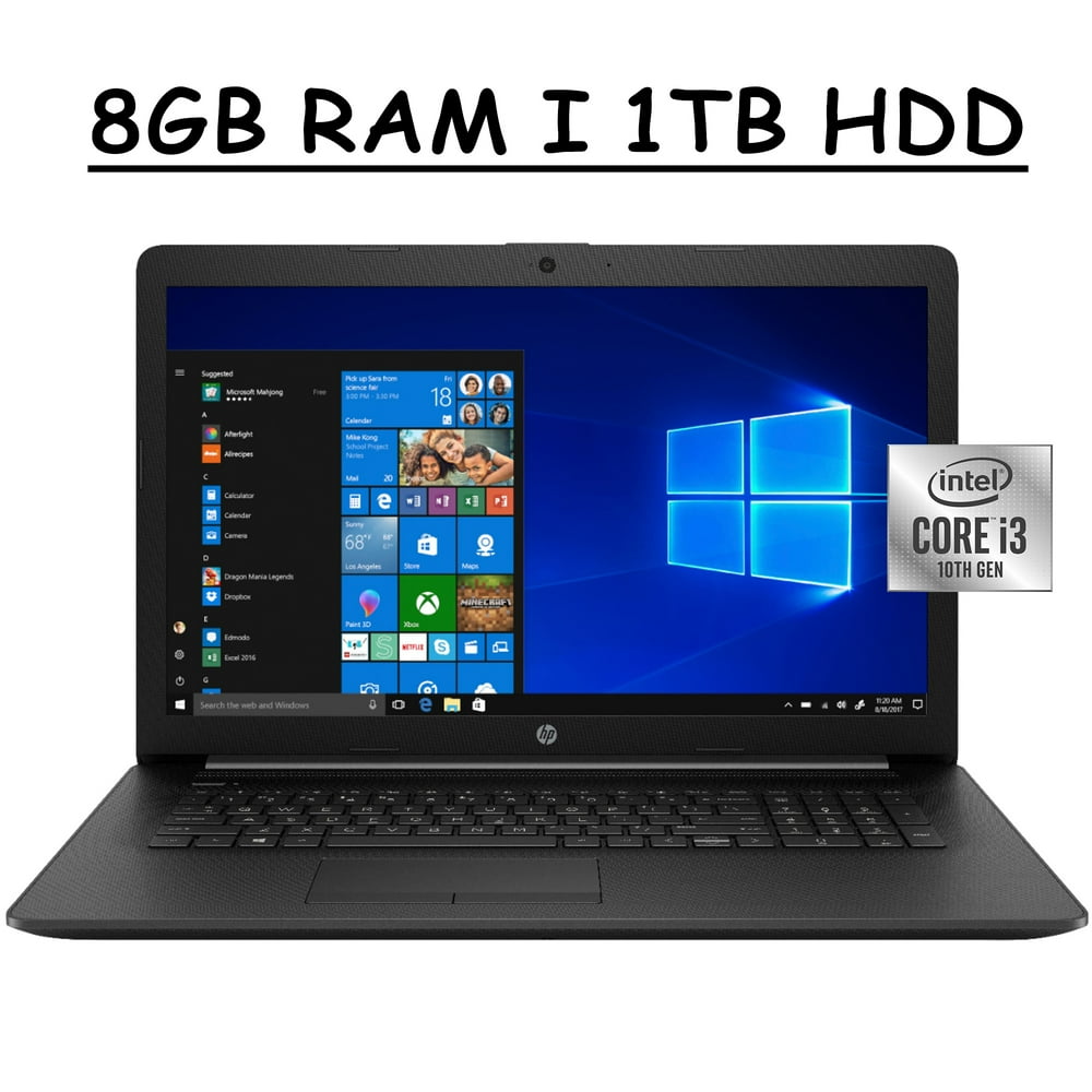 2021 Flagship HP 17 Laptop Computer I 17.3 inch HD+ Antiglare Display