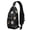 Black-61, variant on Starry Night Celestial Sling Backpack with Gothic Astrology Print, Lightweight Crossbody Daypack, Adjustable Strap, Durable for Students, Travelers, and Outdoor Activities