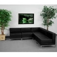 thumbnail image 2 of HERCULES Imagination Series Black LeatherSoft Sectional Configuration, 5 Pieces, 2 of 2