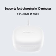 Xiaomi Redmi Buds 6 Play | 10mm Dynamic Driver | AI Noise Reduction | Up to 36-Hour Battery Life | Bluetooth® 5.4 | Touch Control - Global Version - (White)