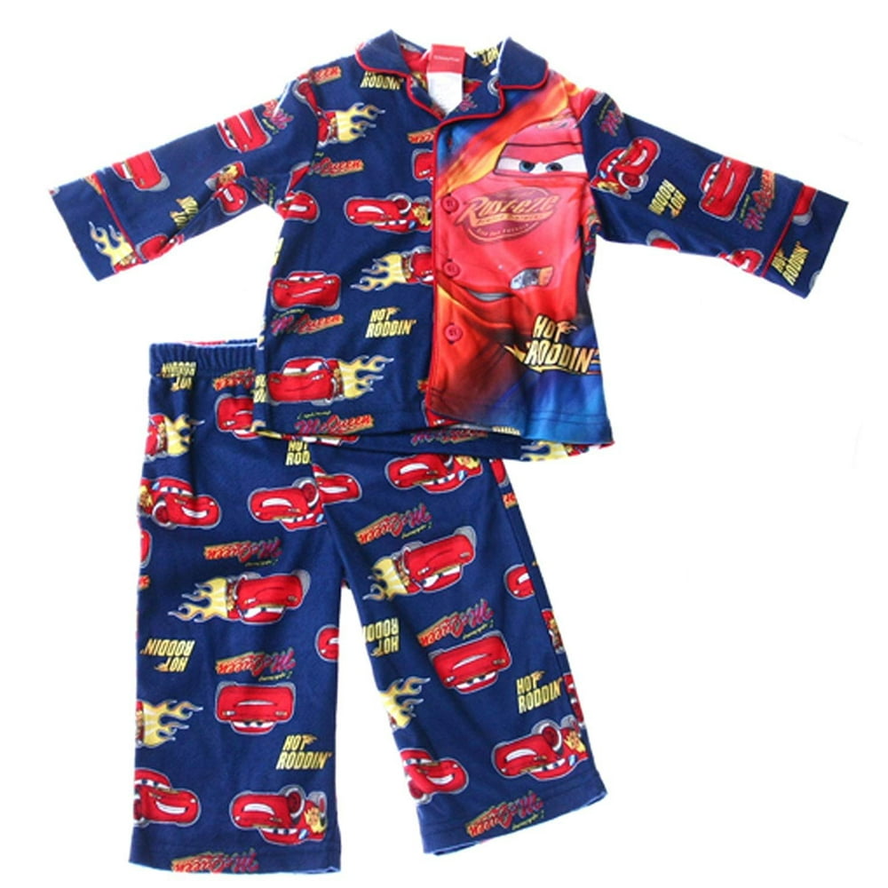 Disney Cars "Hot Roddin" Super Soft Baby Pajamas Size 12Mos