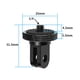 thumbnail image 5 of Soporte de trípode para cámara de acción Insta360 para GOPRO, tornillo de 1/4 de pulgada, adaptador de mini trípode de aleación de aluminio CNC, accesorios para cámara deportiva, 5 of 8