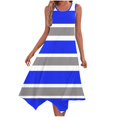 thumbnail image 1 of Ladies Summer Tops Impreso sin Mangas Cuello Redondo Vestido Casual para el Uso Diario Y Casual, 1 of 5