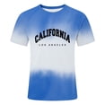 thumbnail image 5 of California Los Angeles Letter Graphic Tees for Men 2026 Summer Casual Short Sleeve Crewneck T Shirts West Coast Streetwear, 5 of 5