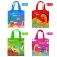 thumbnail image 6 of Wrapables Non-Woven Reusable Gift Bags with Handles for Parties, Birthdays, Favors and Treats (Set of 8), Dinosaurs, 6 of 6