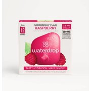 Waterdrop Microdrink Flair Zero Sugar Raspberry, 12 Count Packets Hydration Cubes 0.89 oz