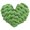 Grass green, variant on lanema Delicate Braided Heart Pattern Hand Woven Pillow Soft Polyester for Bed Sofa