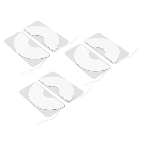 Almohadillas de electrodos reutilizables, 6 parches de electrodos, parches de electrodos reutilizables, electrodos estimuladores musculares, valor inmejorable