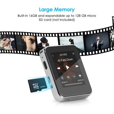 MP3 Player 16GB with BT 4.1 Supports TF up to 128GB,Timoom X1 MP3 HiFi