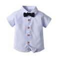 thumbnail image 6 of Boys 2 Piece Pajamas,Kids Short Summer Sleepwear Set,6-12 Months 12-24 Months 2t 3t 4t 5t 6t 7t Children Boys Cozy Short Sleeves And Shorts Pjs,Beach 5 Years, 6 of 7