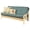Linen Aqua Blue, variant on Cotton/Foam Full-size Futon Mattress w/ Linen Blue Cover-Frame Not Included