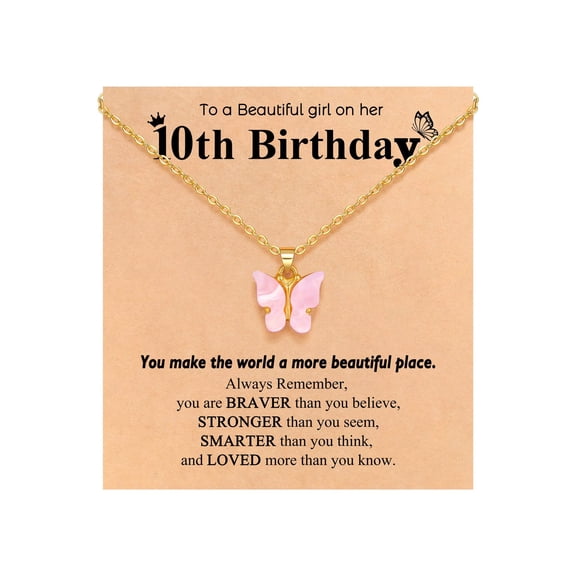 NICKSUN Butterfly Necklace Gifts – Meaningful Gifts from Family for Daughter, Granddaughter, and Niece – Perfect Jewelry for Birthday, Christmas, and Valentine's Day